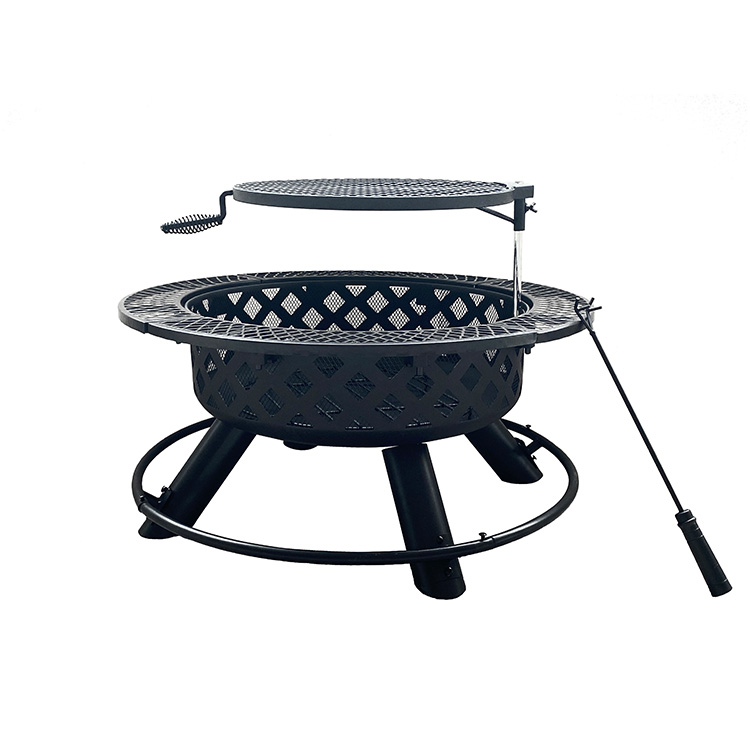 Cesta rodante para parrilla, utensilios para acampar, máquina de palitos de Kebab, parrilla para barbacoa